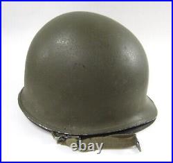 WWII Korean War Front Seam M1 Helmet Sergeant Major Liner AS IS READ DESCRIPTION