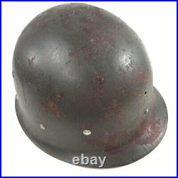 WWII Korean War Front Seam M1 Helmet Sergeant Major Liner AS IS READ DESCRIPTION