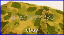 WWII / Korean War Parachute Canopy Camouflage Cut 13x15ft 2nd Pattern HBT Scarf