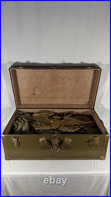 WWII Korean War US Army Footlocker Grouping Complete Lot