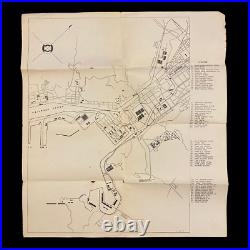 WWII U. S. Army Military Personnel Detailed Fusan Korea Map