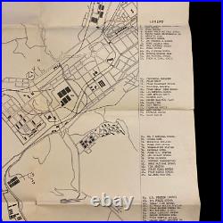 WWII U. S. Army Military Personnel Detailed Fusan Korea Map