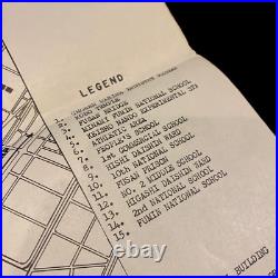 WWII U. S. Army Military Personnel Detailed Fusan Korea Map