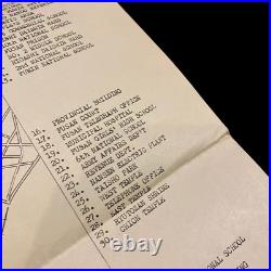 WWII U. S. Army Military Personnel Detailed Fusan Korea Map