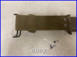 WWII US Military M3 Camillus Trench Knife Blade Marked + Sheath 4th Var D1021