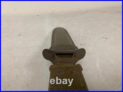 WWII US Military M3 Camillus Trench Knife Blade Marked + Sheath 4th Var D1021