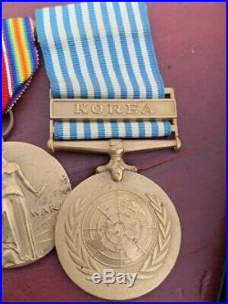WWII WW2 Korean War Medals To KIA MIA 1st Cavalry Soldier Sterling CIB