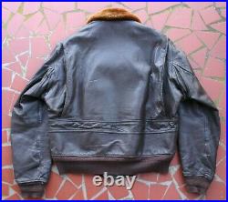Werber Sportswear 7823 (aer) G-1 Korean War Usn Bomber Leather Flight Jacket