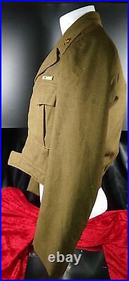 World War 2 US Army Uniform 127th Airborne Engineer Battalion/ US 127 Lapel Pi