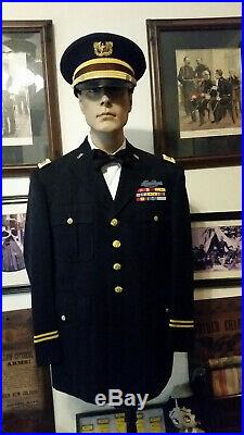 Ww II & Korean War Officer's Dress Blue Uniform Excellent Condition
