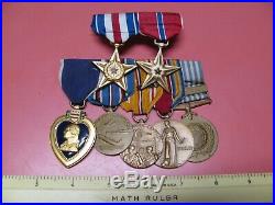 Ww2 Korean War Veterans Dress Medal Grouping Nice