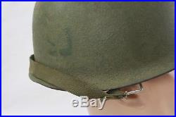 Ww2 Us Rear Seam Swivel Belt Helmet Korean War Liner