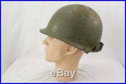 Ww2 Us Rear Seam Swivel Belt Helmet Korean War Liner