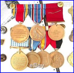 Ww2 Usn Good Conduct Medal Group Joe B. Akers American Victory Korean War Group