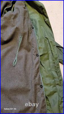 Ww2 Wwii Us Army Korean War M1950 Overcoat Trench Coat Od Green Wool Liner 36l Ww2 Wwii Us Army Korean War M1950 Overcoat Trench Coat Od Green Wool Liner 36l