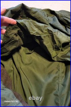 Ww2 Wwii Us Army Korean War M1950 Overcoat Trench Coat Od Green Wool Liner 36l