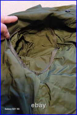 Ww2 Wwii Us Army Korean War M1950 Overcoat Trench Coat Od Green Wool Liner 36l