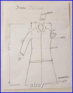 Ww2 Wwii Us Army Korean War M1950 Overcoat Trench Coat Od Green Wool Liner 36l