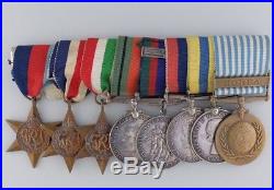 Wwii Korean War Lot Of 8 Medal Colin F. Mcdonald Royal Canadian Artillery Ww2