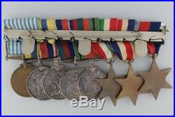 Wwii Korean War Lot Of 8 Medal Colin F. Mcdonald Royal Canadian Artillery Ww2