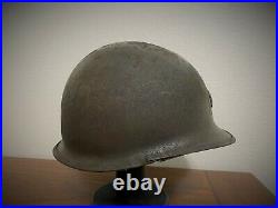 Wwii / Korean War Us Officers M1 Helmet Soldered Major Rank
