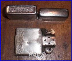 Zippo 1953 Pat. 2517191 full stamp steel case Korean War Era